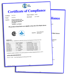 grain drying CSA Certification