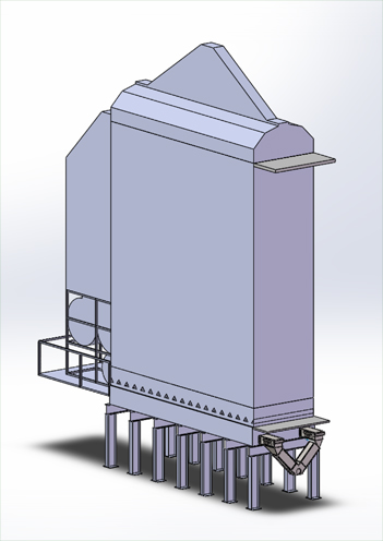 grain dryer discharge